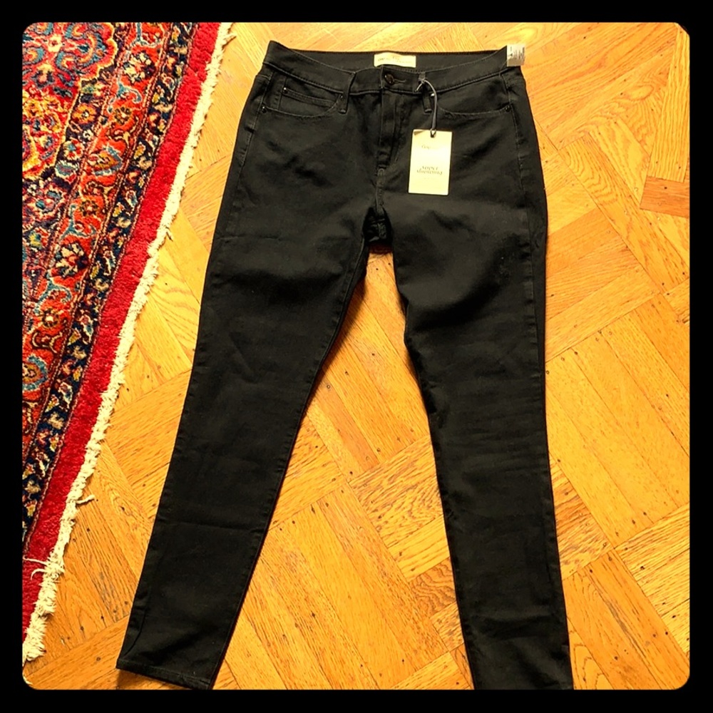 Gap True Skinny Ankle Black Jeans